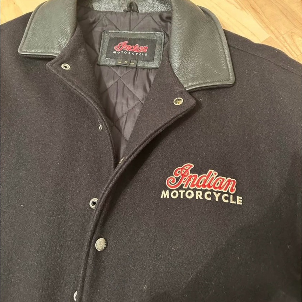 Indian Brand Leather Jacket - Picture 2 of 4